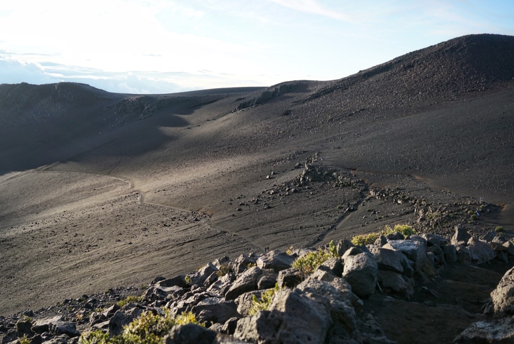 Inside a volcano