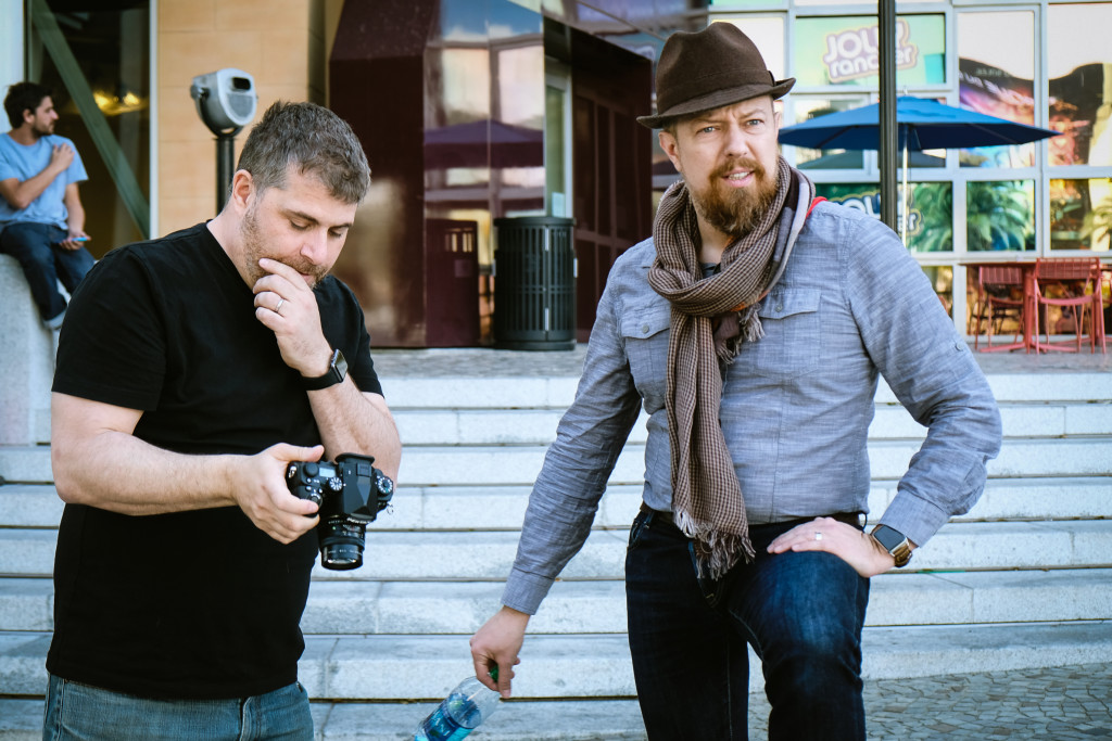 David and Joseph with the Pentax K1 while I look on.