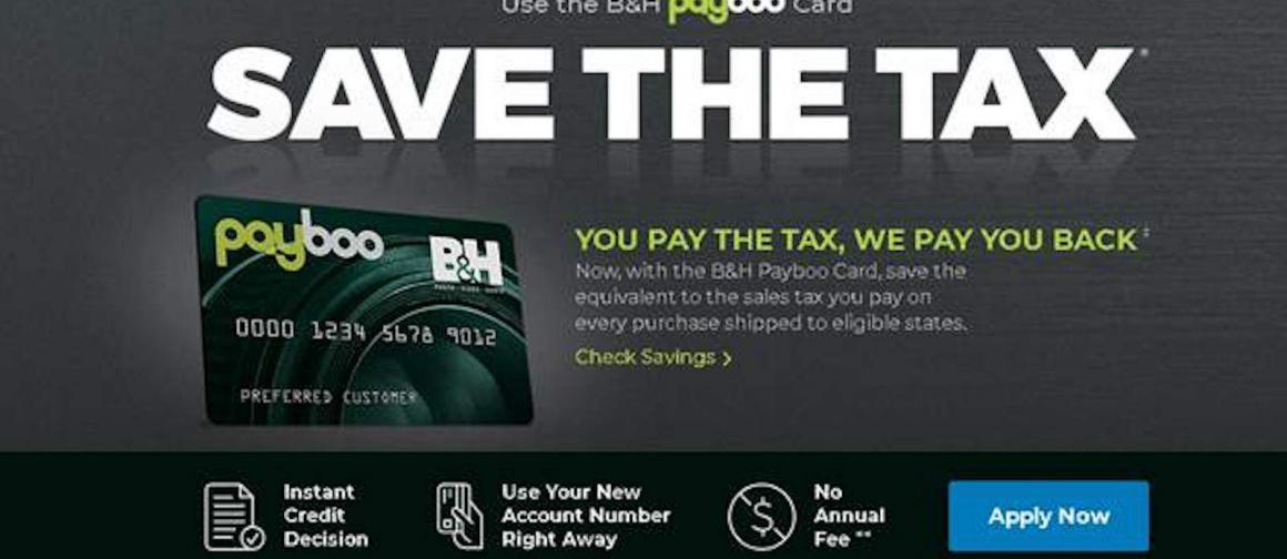 Payboo Refunds Sales Tax