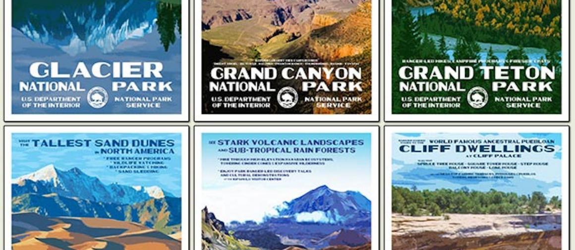 WPA-Style Posters of Our National Parks