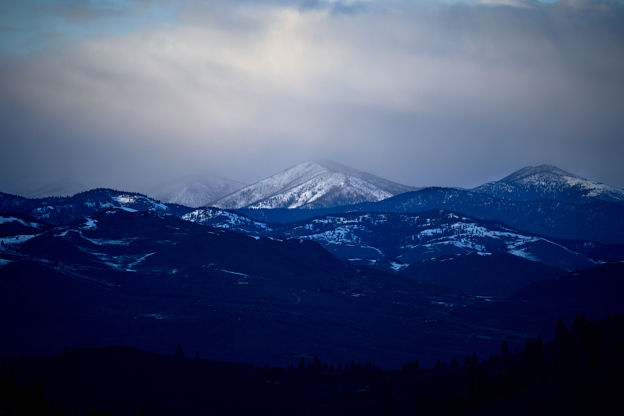 Methow Landscape at Dusk