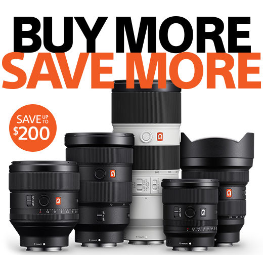 Sony Lenses Special Rebates