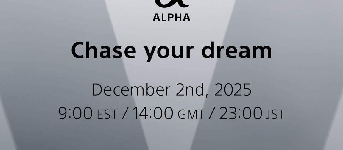 Sony Alpha Teases a Dream-Chasing Reveal